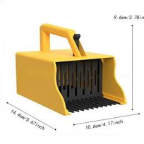 Portable Berry Picker Tool, Compact Fruit Harvesting Gadget for Home, Hiking & Nature Trips,Effortless Picking with Fun Design geltona