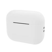 Ausinių apsauginis dėklas Atsparus smūgiams Kritimui atsparus Minkštas silikonas Vienspalvis Belaidžių sportinių ausinių apsauga nuo įskilimo, skirta Airpods Pro2 balta