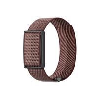 Nylon Sport Band 22mm Adjustable Replacement Wristband Loop Design Breathable Fitness Tracker Strap for Polar Loop for Men Women 26cm tamsiai raudona spalva