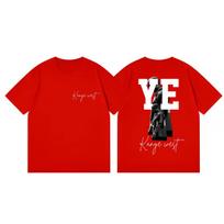 Rapper Kanye West Tour 2026 Print T Shirt Unisex Women Fashion Hip Hop Vintage Tshirts High Quality Cotton Short Sleeve Tshirt 4XL