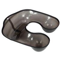 Perm Styling Tray & Hair Shoulder Rest Basin for Professional Salons black