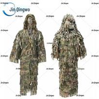 Outdoor Camouflage Ghillie Cloak gray