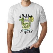 ULTRABASIC - Homme T-shirt Graphique Hablas Mojito XS balta