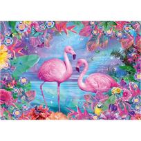 Deimantų tapyba Gyvūnų Deimantinė mozaika Visas apvalus 5D „pasidaryk pats“ deimantinis siuvinėjimas Flamingo namų dekoravimas 20X30CM pink