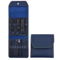 12 vnt. Nagų kirpimo žirklės Vyrams/Moterims Manikiūro Pedikiūro Rinkinys Pirštų Kojų Žirklės Tvarkymosi Rinkinys 12-piece set karališkos mėlynos spalvos