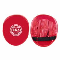 1pcs Boxing Hand Target MMA Martial Thai Kick Pad Kit Black Karate Training Mitt Focus Punch Pads Sparring Boxing Bags raudona
