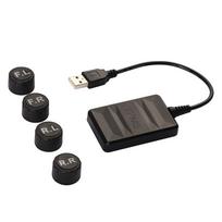 USB TPMS Tire Pressure Monitor for Android Navigation Tire Pressure Monitoring Alarm with four external sensors