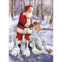 DIY Santa Claus 5D Diamond Painting Full Round Drill Kit Christmas Gift Diamond Embroidery Cross Stitch Home Decor Wall Art Full Round 20x30CM gray