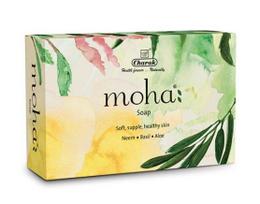 Moha: muilas su nimbaliu, baziliku ir alijošiumi (100 g), Moha muilas, Charak 6.237500000000001 white