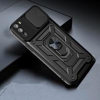 Slankus kameros objektyvo dėklas, skirtas Motorola Moto G200 G100 G60 G60S G50 G30 G20 G52 Edge 20 Lite 30 Pro G9 Plus E7 Power, karinio lygio smūgiams atsparus žiedas, šarvai Moto E7 Power juoda