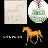Nauja 1 vnt. forma Skraidantis arklys Fondantas Cukraus masės formos Skysto silikono forma Kepimo įrankiai