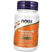 Probiotikų mišinys, probiotikas-10 100 milijardų, dabar maistas 30 daržovių kepurėlių (69128012) 30vcaps