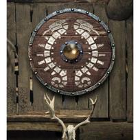 Medieval Halloween Zelda Traveler's Shield Authentic Battleworn Viking Shield gray