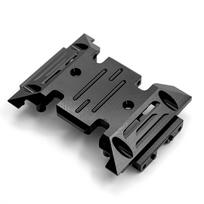 Aliuminio lydinio pavarų dėžės laikiklio keitimas 1/10 AXIAL SCX10 III AXI03007 AXI03014 nuotolinio valdymo pultui juoda