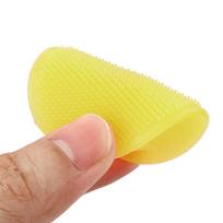 Silicone Beauty Wash Pad Face Exfoliating Blackhead Facial Cleansing Brush Tool One Size oranžinė