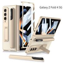 Korpuso Plėvelė Korpuso Rašiklio Laikiklio Lizdas Dėklas Samsung Galaxy Z Fold 4 5g Dėklas Su Nematomu Laikikliu Apsaugos nuo Kritimo Dėklas Z Fold4 Capa No S Pen