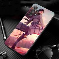 Silikono dėklas, skirtas Samsung Galaxy A51 A12 A21s A71 A31 A02s A11 A41 A01 A02 A72 A42 A52 A32 A22 Shell Anime Shingeki No Kyojin For Samsung A72 5G gray