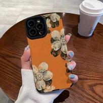 Butterfly Phone Case For Iphone 14 Pro Max 13 Mini 11 12 Love Heart Flowers Tpu Cover For Iphone Xr Xs Max X 7 8 Plus Se2020 6s iphone 6s 6 orange