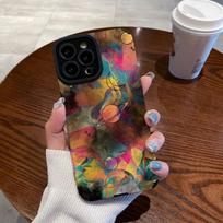 Madingas telefono dėklas, skirtas iPhone 14 Pro Max 11 13 Mini 12 fotoaparato apsauga, smūgiams atsparus silikoninis dangtelis, skirtas iPhone Xr Xs X 7 8 Plus 6s iphone 6s 6 black