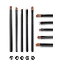 OVW Professional Natural Goat Hair Face Cosmetic Kit Eye Makeup Brushes Set Black Wood Handle pinceaux maquillage poils naturel