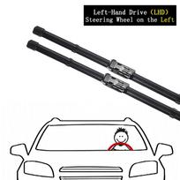 2x Honda Civic FE FL MK11 2022 2023 Berėmiams valytuvams Guminės tabletės priekinio stiklo priekinio stiklo langų keitimas LHD