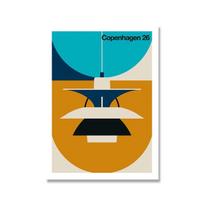 Vintažinis muzikos miksas su paveikslu-plakatu Cambridge Čikaga Sienos Svetainės Drobė 21cm×30cm NoFrame white