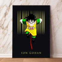 Canvas Wall Art Seven Dragon Ball Figure Decoration Gift Poster Home Children's Bedroom 21cm×30cm NoFrame