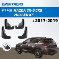Priekiniai galiniai automobilio purvasaugiai, skirti „Mazda CX-5 CX5 2-osios kartos KF 2017 2018“ purvasaugiams, purvasaugiai, purvasaugiai automobiliui 2017- blue