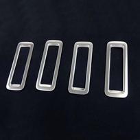 For Toyota Voxy Noah R80 2014 -2018 ABS matte Roof Rear Air Confitioner AC Vent Outlet Cover Stickers Decor Mold Trims