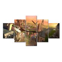 5 dalių dekoratyvinės tapybos plakatų žaidimas Pradžia Freska erelio skrydis Žaidimas Animacija Menas Sienų dekoras Paveikslai be rėmelio 20x35cm*2  20x45cm*2  20x55cm*1 beige