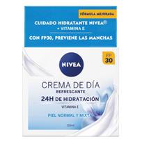 Nivea Cuidado De Dia Hidratante Spf30 Piel Normal Y Mixta 50ml blue