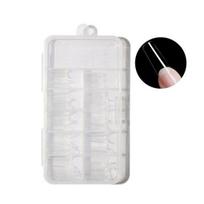 Exquisite Press on Nails Ultra Thin Sufficient Quantity Nail Decoration D white