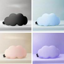 1pc Cloud Eye Mask, 3d Three-dimensional Blackout Eye Mask, Breathable Help Sleep Memory Cotton Relieve Eye Fatigue Sleep violetinė