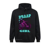 Motocross Braap Girl Dirt Bike 2 Stoke Girls Dovanų džemperis Moteriški megztiniai ilgomis rankovėmis Vasaros vasaros megztiniai Šeimos gobtuvai 2XL