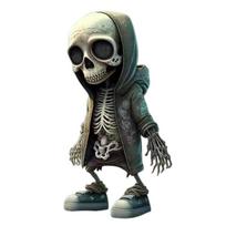 Helovino skeletas lėlės dervos papuošalai Ateivių megztiniai vaiduokliai dienos vakarėlio stalo sodo dekoravimas 15cm black