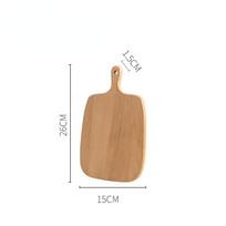 Buko duonos lenta Medžio masyvo pjaustymo lenta Medinis padėklas Buitinė vaisių pjaustymo lenta beige