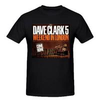 Marškinėliai The Dave Clark Five Savaitgalio spausdinti marškinėliai Juodi S