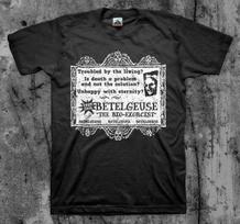 Beetlejuice 'Biz Card' Movie 80'S Cult Comedy Horror Unisex T-shirts S