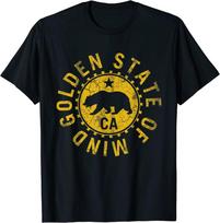 California Republic Golden State of Mind Distressed Unisex T-shirt S