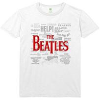 „The Beatles Titles Logos Tee“ unisex marškinėliai S