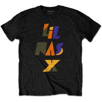 Lil Nas X Scrap Letters unisex marškinėliai S