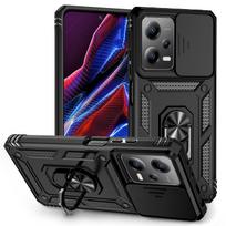 Stumdomas objektyvo dangtelis skirtas Xiaomi Poco X5 Pro 5G apsauginiam smūgiui atsparaus šarvų dėklui, skirtas POCO X3 NFC X4 GT M4 Pro 4G C40 magnetinio automobilio žiedo laikiklio stovo dėklams Poco X5 Pro 5G rožinio aukso spalvos