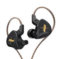 KZ-EDX Ear-in HIFI ausinės su kviečių vielos valdymu Mobilusis telefonas Kompiuteriniai žaidimai Sporto mados tendencijos muzikos ausinės without MIC juoda