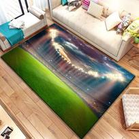 Futbolas Futbolas Kūrybiškumas HD spausdintu kilimu Buitinis kilimėlis Vaikų kambario Svetainės kėdė Prie lovos Modernus paprastas grindų kilimėlis 40cm x 60cm gray