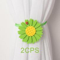 1 Pair Drape Tie Backs Decorative Green Lace