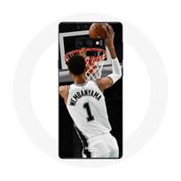 Case - Maniacase - Samsung Galaxy Note 9 - Victor Wembanyama - Black - Soft juoda