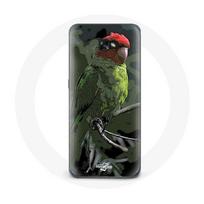 Case - Maniacase - Samsung Galaxy A5 2017 - Pionus Parrot Red Green - Silicone - Soft juoda