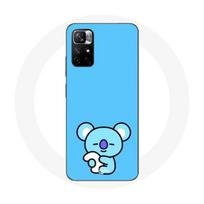 Coque Redmi Note 11 5G bangtan BTS BT21 Koya RM Fond Bleu mėlyna