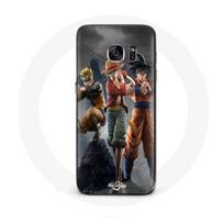 Case - Maniacase - Samsung Galaxy S6 Edge - Anime - 3D - Black silicone juoda