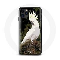 IPhone 13 Pro dėklas Kakadu Papūgos Šviesūs Plaukai juoda
